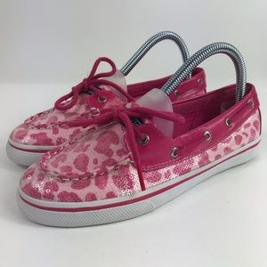 Sperry Top Sider Womens Biscayne Eye Pink Cheeta